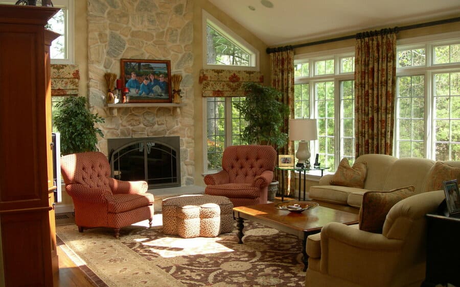 уборка в загородном доме